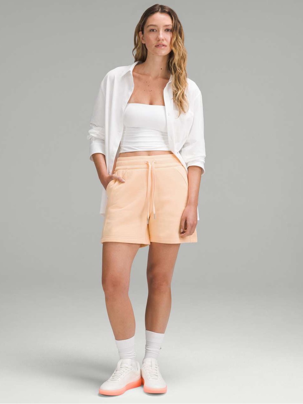 Lululemon Peach High Rise Softstreme Shorts Size 4